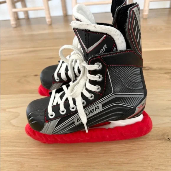 Bauer Kids Hockey Skates - Black, White, and Red - Picture 2 of 8